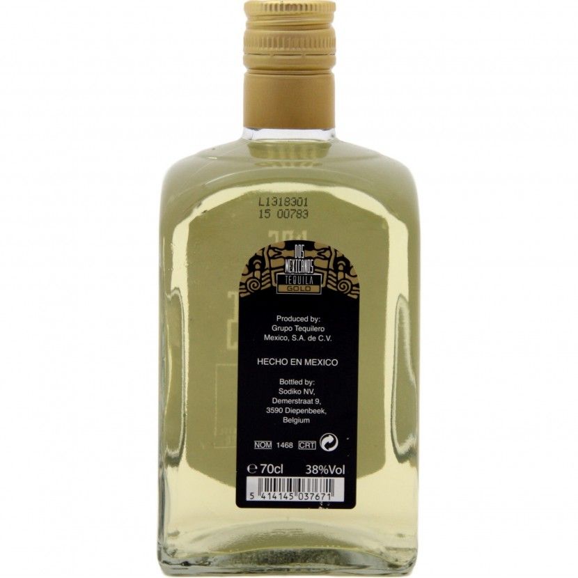 Tequila Dos Mexicanos Gold 70 Cl
