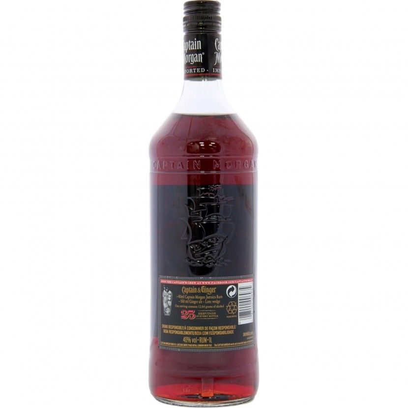 Rum Captain Morgan Black 1 L