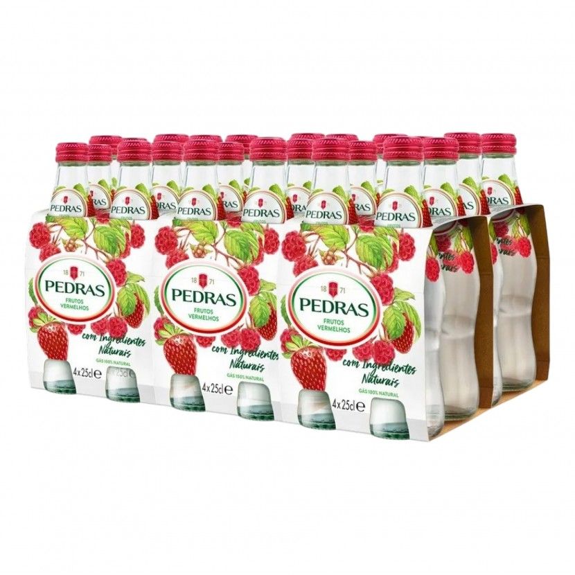 Agua Das Pedras Frutos Vermelhos 25 Cl (Pack 24)