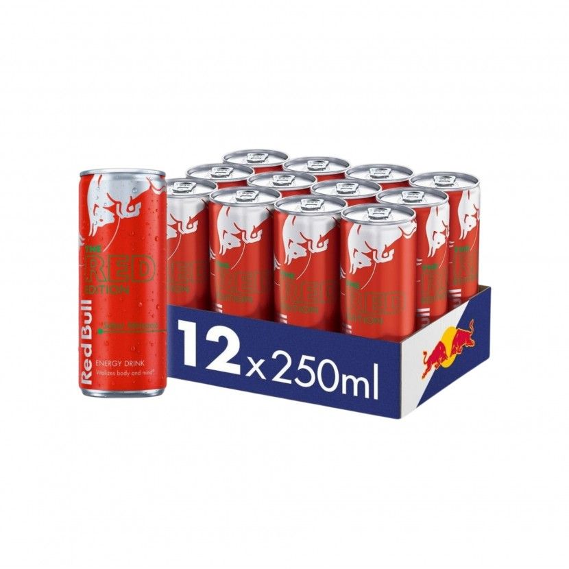 Red Bull Red Melancia Lata 25 Cl (Pack 12)