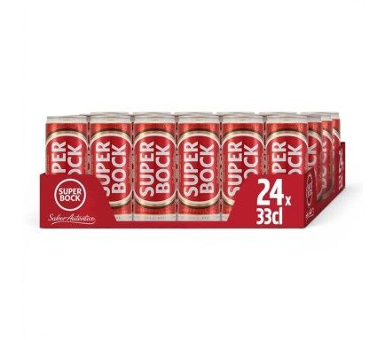 Super Bock Lata 33 Cl (Pack 24) Super Bock Lata 33 Cl (Pack 24)