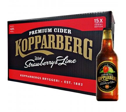 Kopparberg Morango/Lima Gfa 50 Cl (Pack 15)