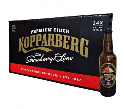 Kopparberg Morango/Lima Gfa 33 Cl (Pack 24)