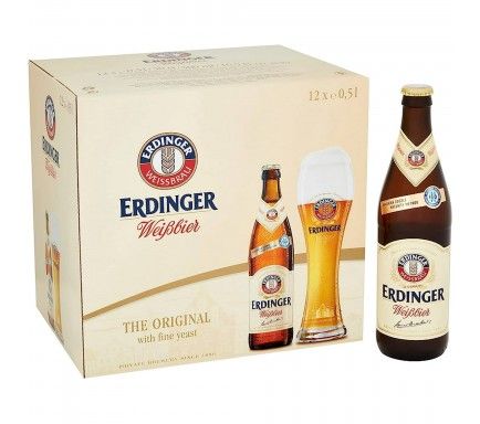 Cerveja Erdinger Hefe-Weiss 50 Cl (Pack 12)