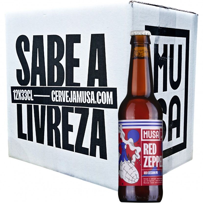 Beer Musa Red Zeppelin Ale 33 Cl (Pack 12)