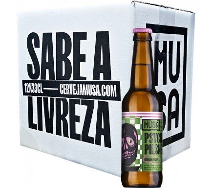 Beer Musa Psycho Pilsner 33 Cl (Pack 12)