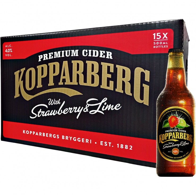 Kopparberg Morango/Lima Gfa 50 Cl (Pack 15)