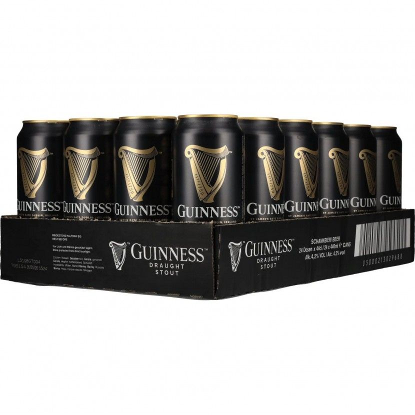 Guinness Lata 44 Cl Draught (Pack 24)