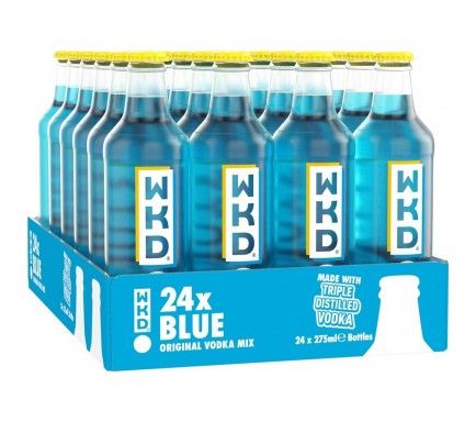 Vodka W.K.D. Blue 27,5 Cl (Pack 24)
