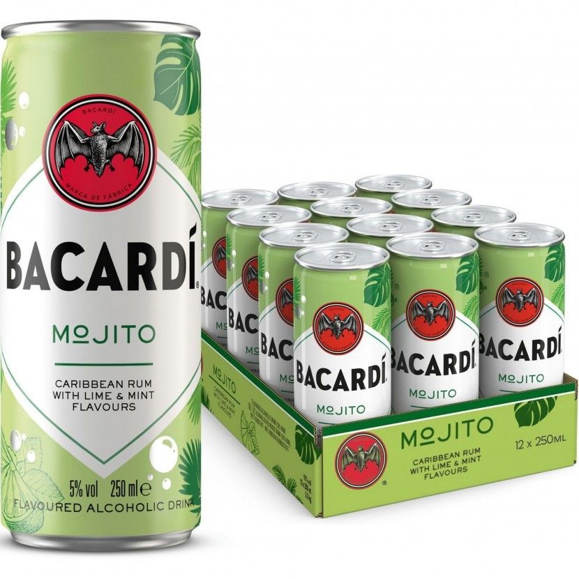 Bacardi Mojito 25 Cl (Pack 12)