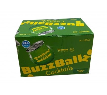 BuzzBallz Tequila 20 Cl (Pack 12)