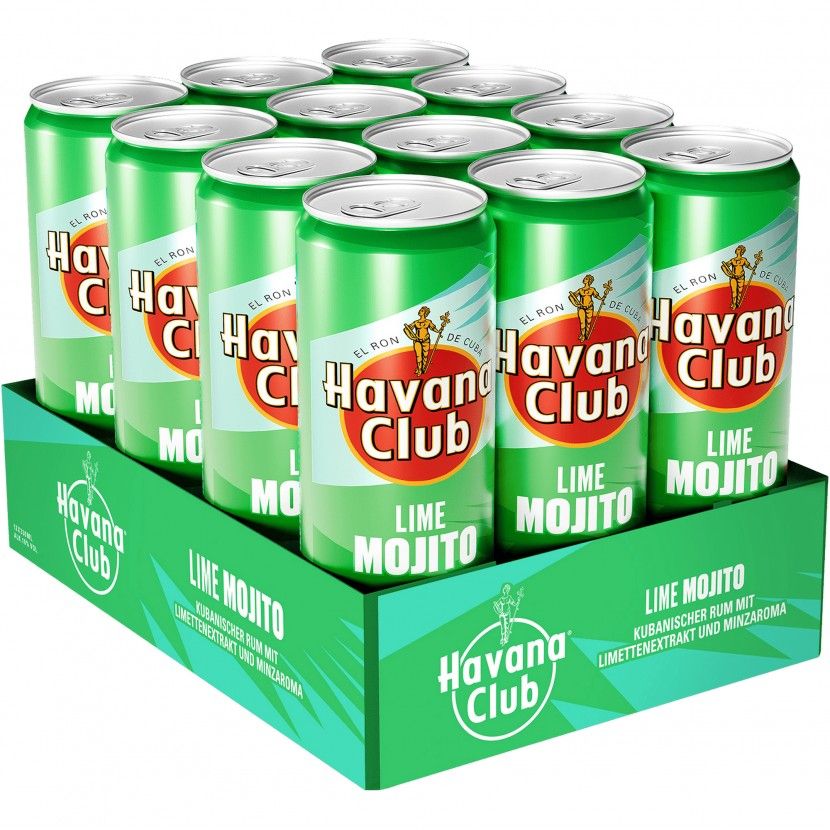 Rum Havana Club Lime Mojito 25 Cl (Pack 12)