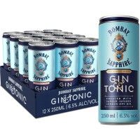 Bombay Sapphire & Tonic 25 Cl (Pack 12)