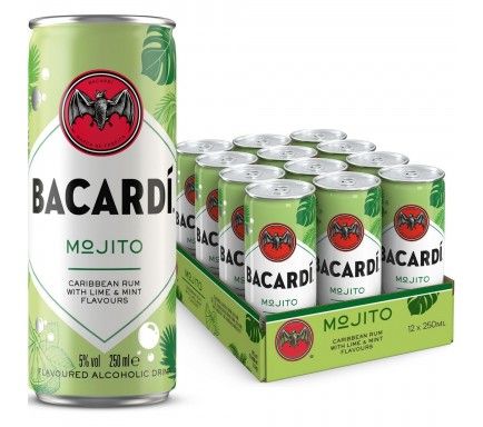 Bacardi Mojito 25 Cl (Pack 12)