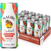 Licor Malibu Strawberry & Daiquiri 25 Cl (Pack 12)