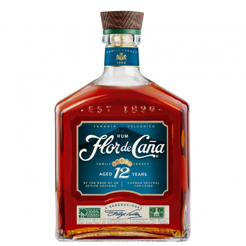 Rum Flor Cana 12 Anos 70 Cl