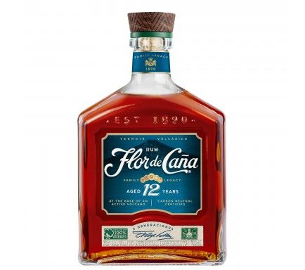 Rum Flor Cana 12 Anos 70 Cl